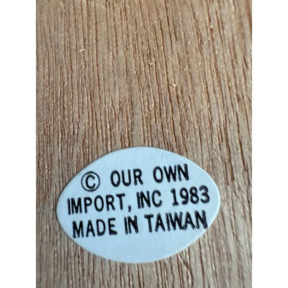 Vintage 1983 Floral Decorative Box – Our Own Import Taiwan